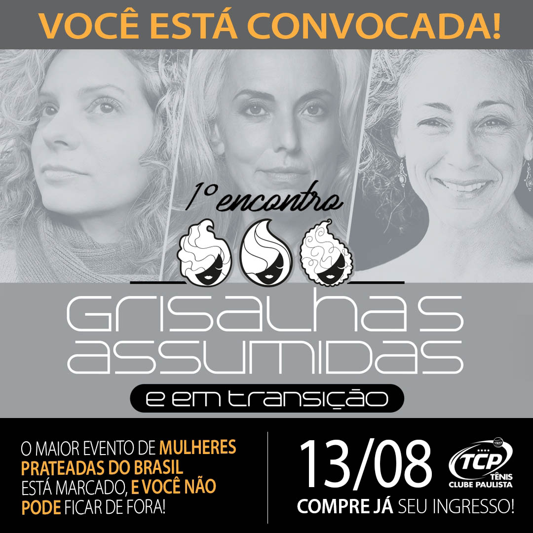 Primeiro encontro de Grisalhas Assumidas chega em São Paulo